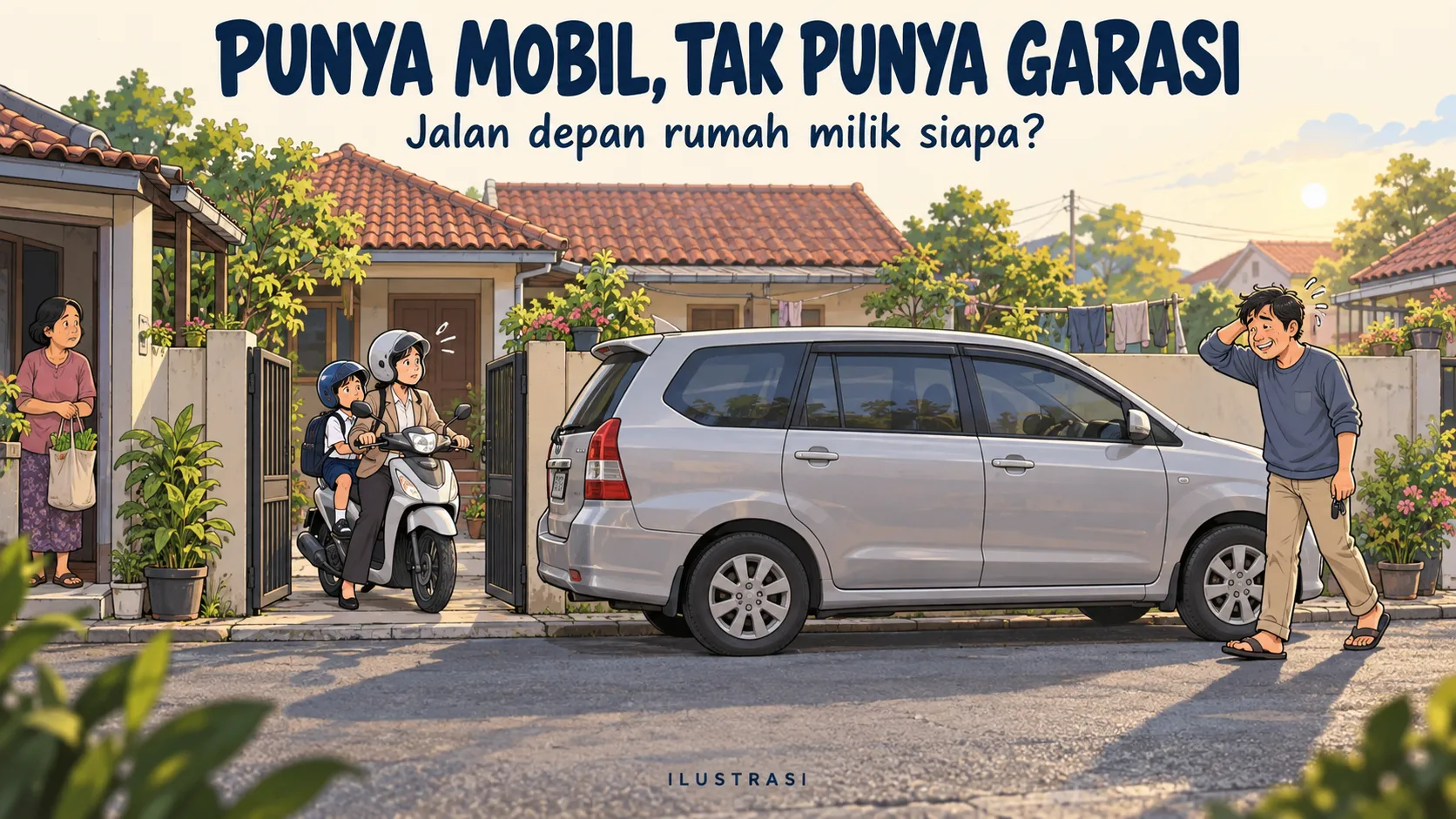 Punya Mobil Tanpa Garasi: Jalan Depan Rumah Milik Siapa?