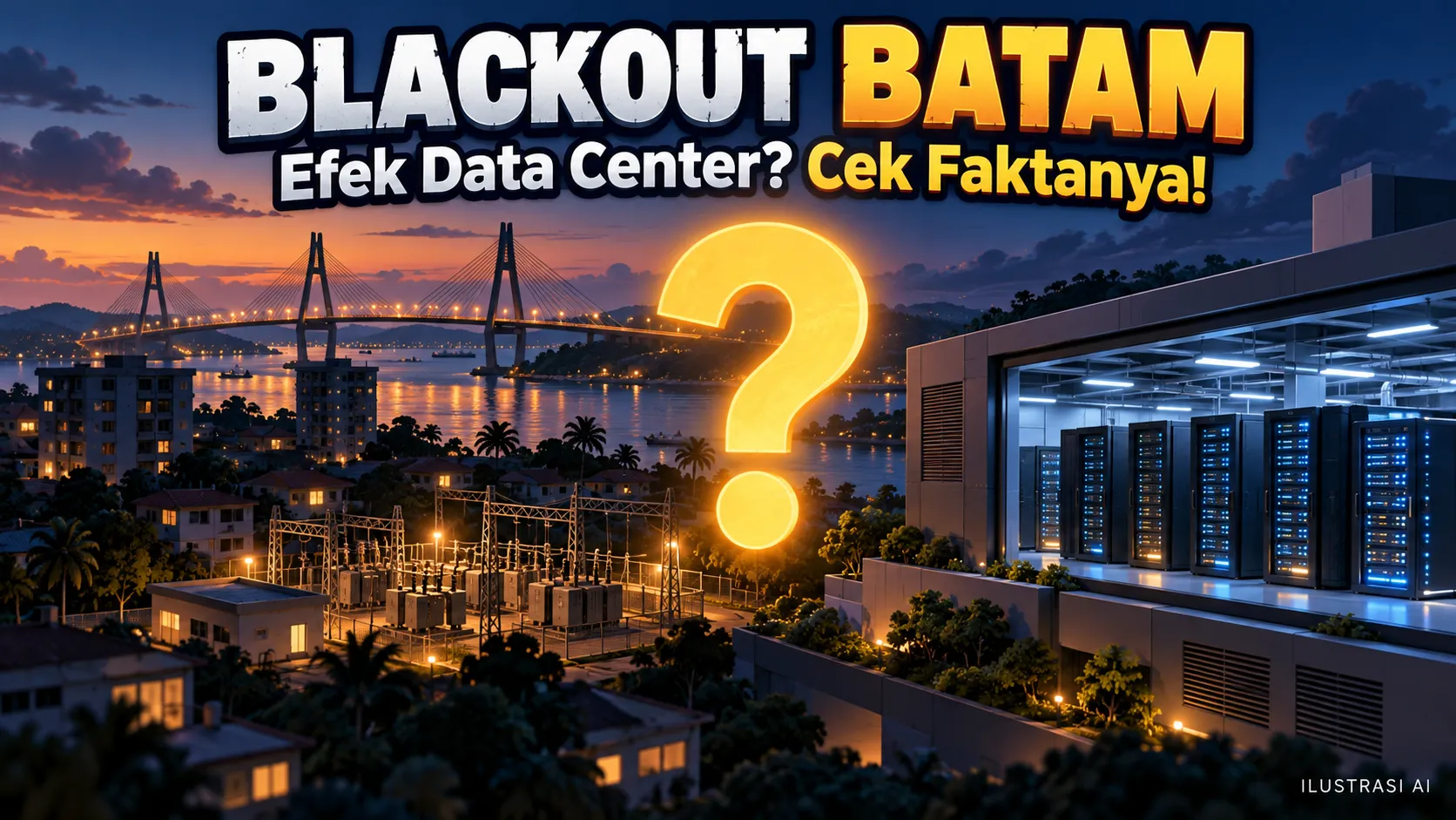 Blackout Batam Akibat Data Center? Cek Faktanya