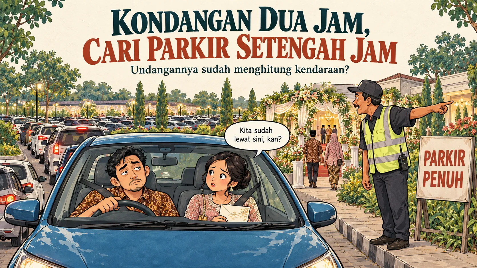 Parkir Acara Pernikahan: Kondangan Kok Bikin Macet?